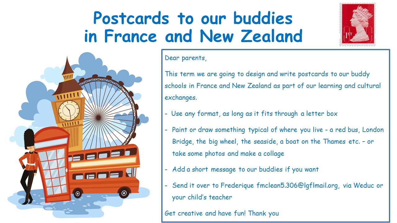 Postcards to our buddies Postcards to our buddies