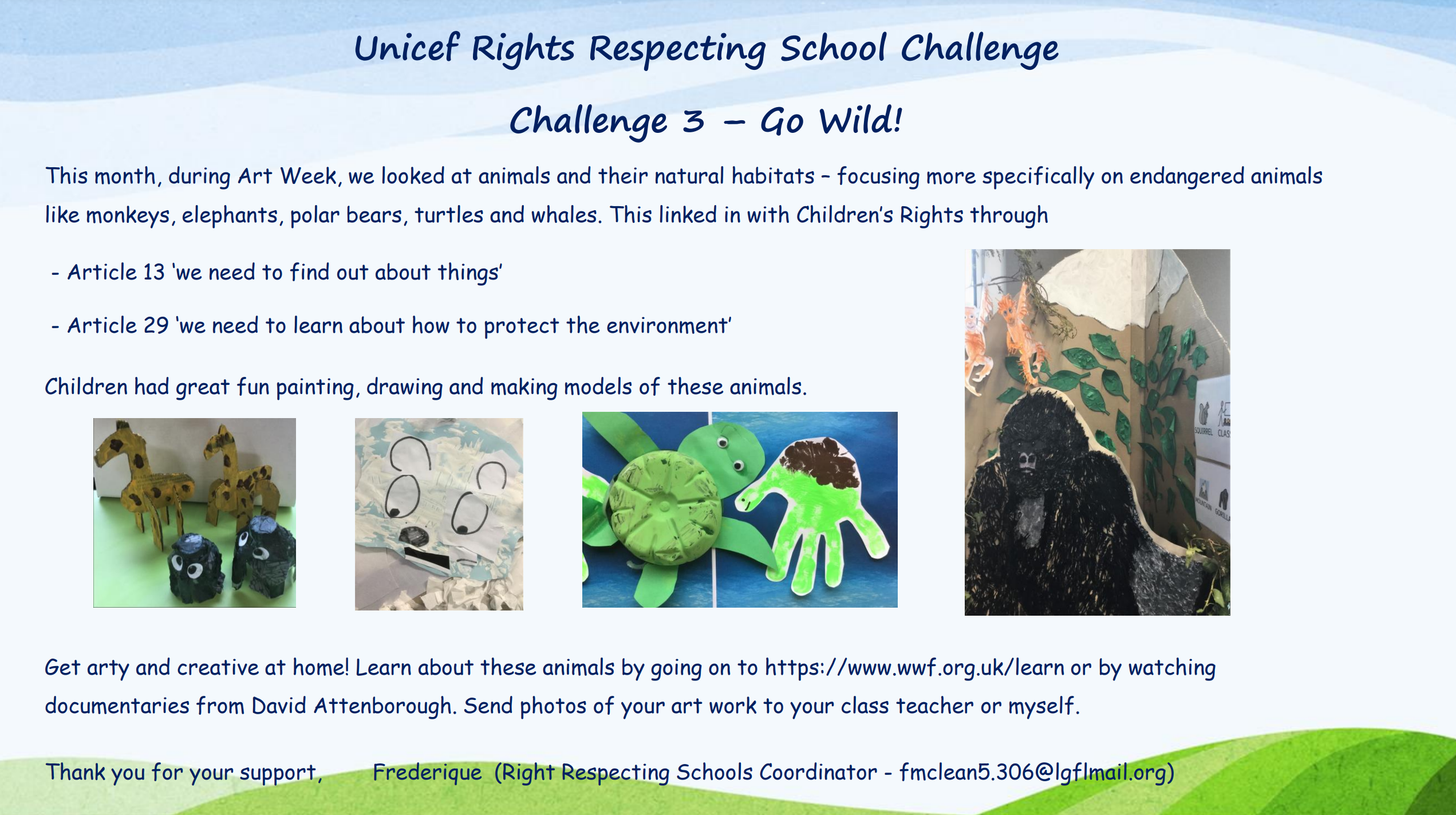 Challenge 3 - Go wild! Challenge 3 - Go wild!