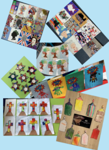 Celebration art Art created to celebrate various events