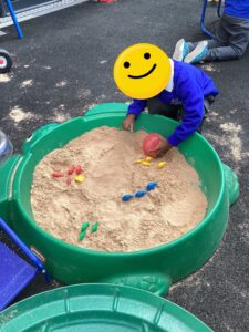 Playing outside
