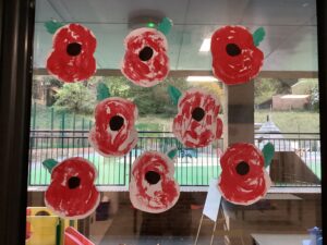 Remembrance Day Poppies in Early Years