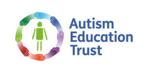 autism education trust logo autism education trust logo